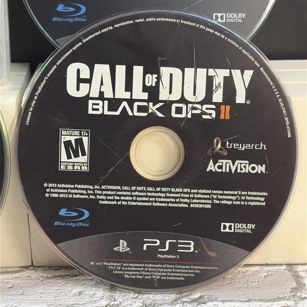 COD Bundle - PS3 PlayStation 3 MW3 Disk/Case, Ghosts, Black Ops 2 & 3 Loose. T&W